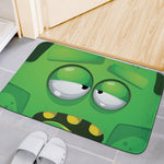Halloween Frankenstein Face Print Indoor Door Mat