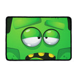 Halloween Frankenstein Face Print Kitchen Mat