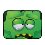Halloween Frankenstein Face Print Laptop Sleeve