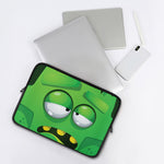 Halloween Frankenstein Face Print Laptop Sleeve