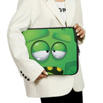 Halloween Frankenstein Face Print Laptop Sleeve