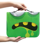 Halloween Frankenstein Face Print Leather Bible Cover