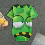 Halloween Frankenstein Face Print Men's Bodysuit