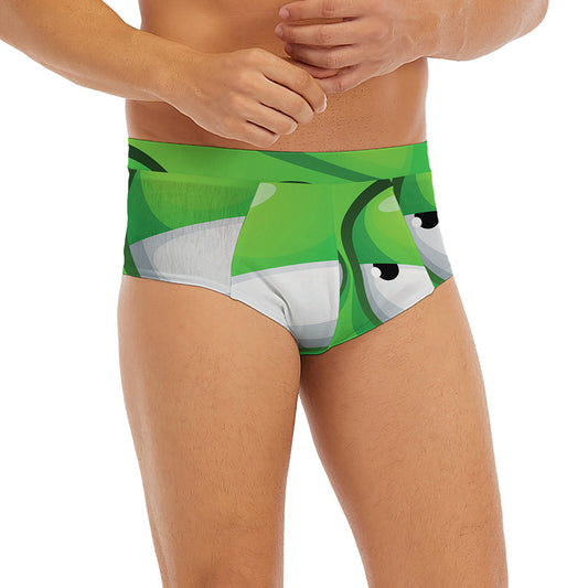 Halloween Frankenstein Face Print Men's Briefs