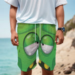 Halloween Frankenstein Face Print Men's Cargo Shorts
