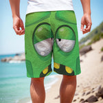 Halloween Frankenstein Face Print Men's Cargo Shorts