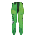 Halloween Frankenstein Face Print Men's leggings