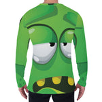 Halloween Frankenstein Face Print Men's Long Sleeve T-Shirt