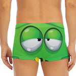Halloween Frankenstein Face Print Men's Short Boxer Briefs