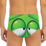 Halloween Frankenstein Face Print Men's Triangle Swim Briefs