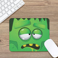 Halloween Frankenstein Face Print Mouse Pad