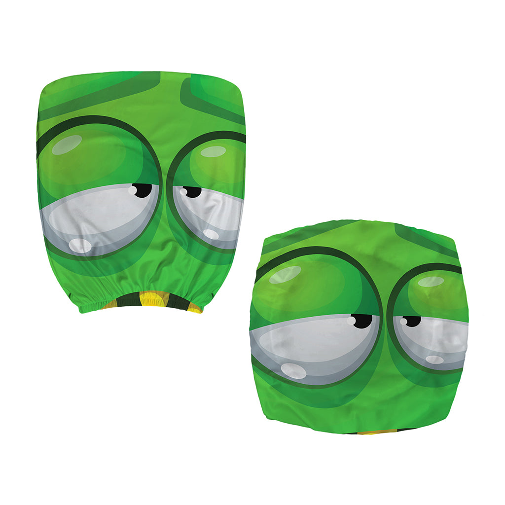 Halloween Frankenstein Face Print Office Chair Cover