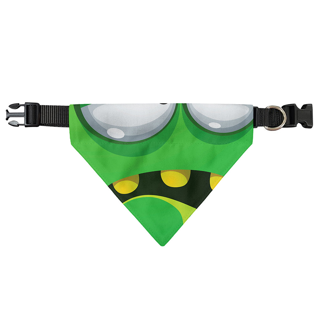 Halloween Frankenstein Face Print Over The Collar Dog Bandana
