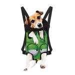 Halloween Frankenstein Face Print Pet Carrier Backpack
