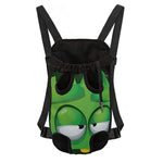 Halloween Frankenstein Face Print Pet Carrier Backpack