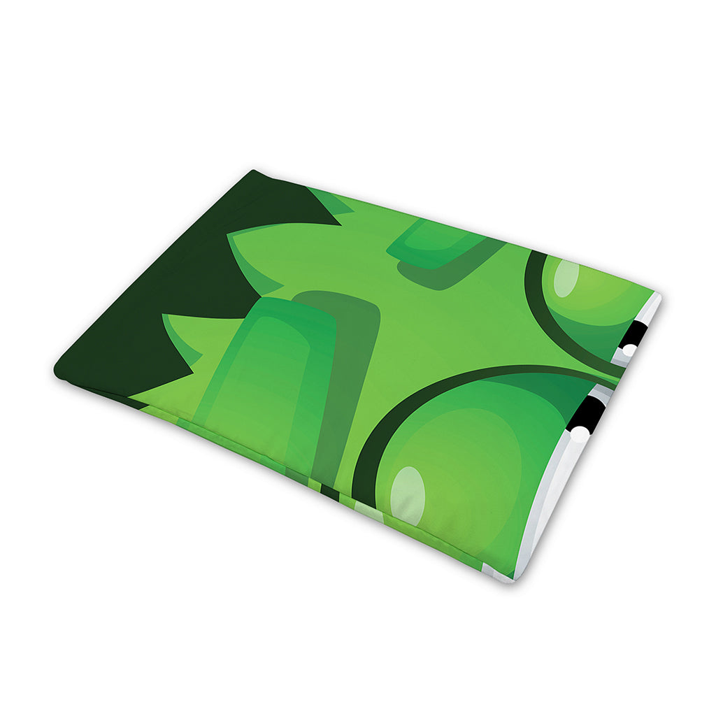 Halloween Frankenstein Face Print Pet Cooling Mat Cover