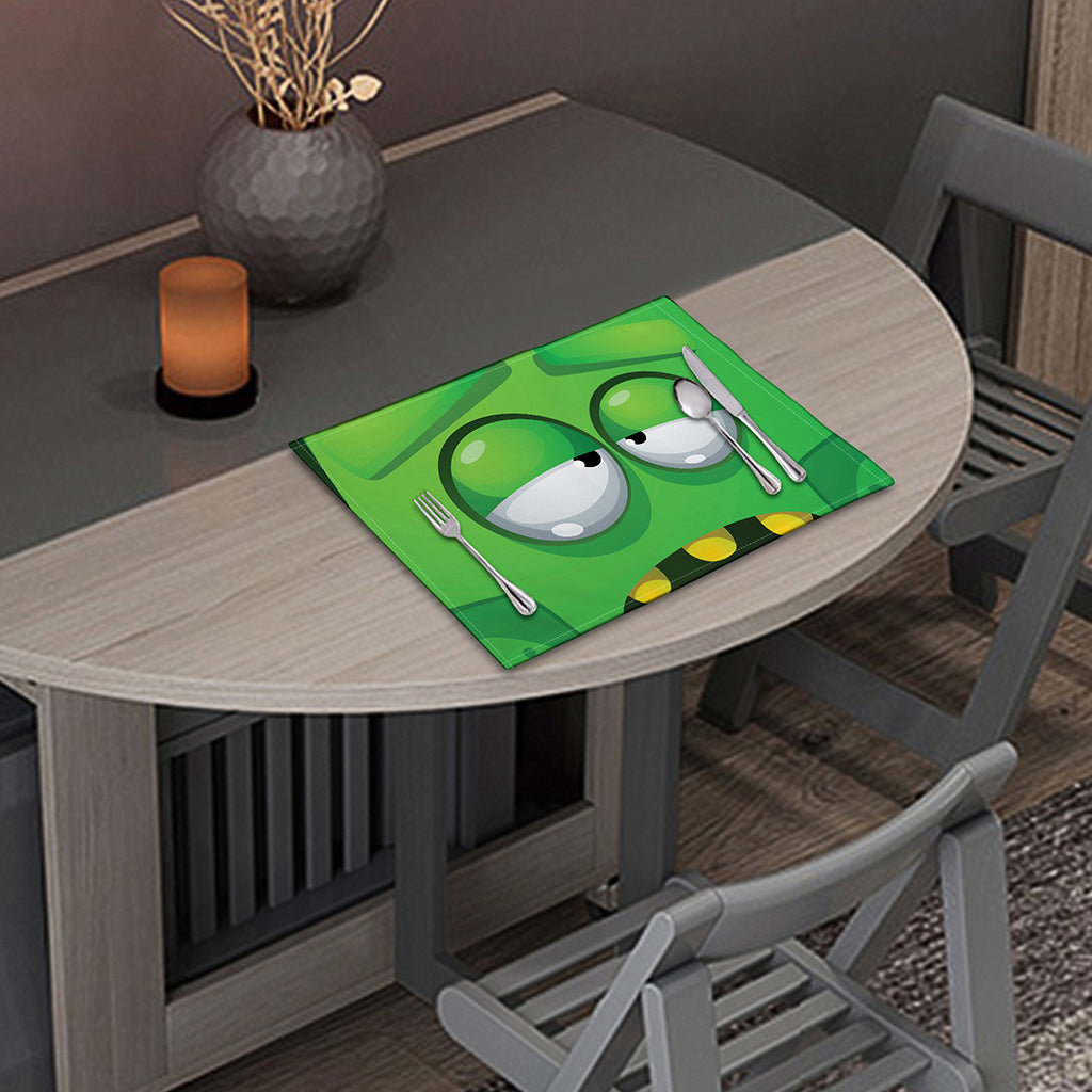 Halloween Frankenstein Face Print Placemat