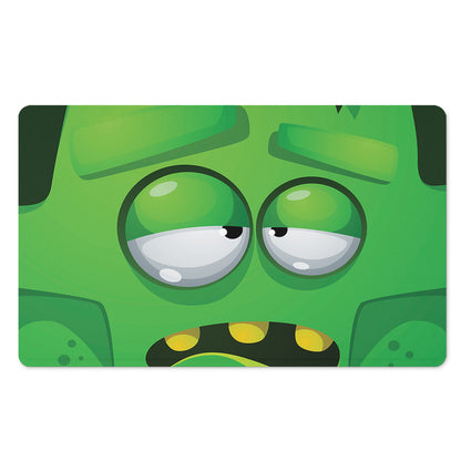 Halloween Frankenstein Face Print Polyester Doormat