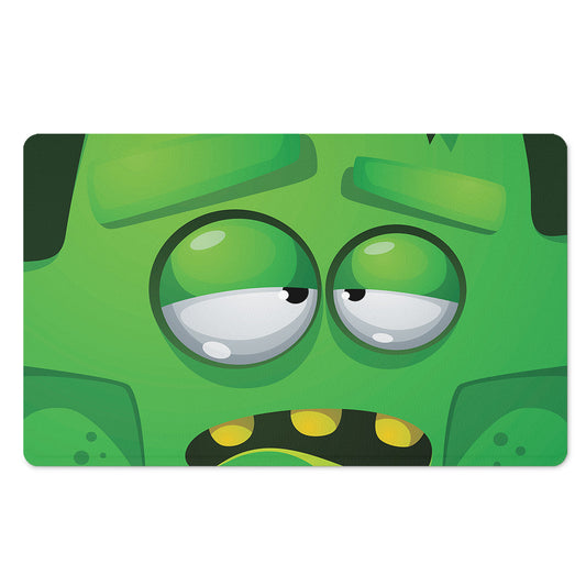 Halloween Frankenstein Face Print Polyester Doormat