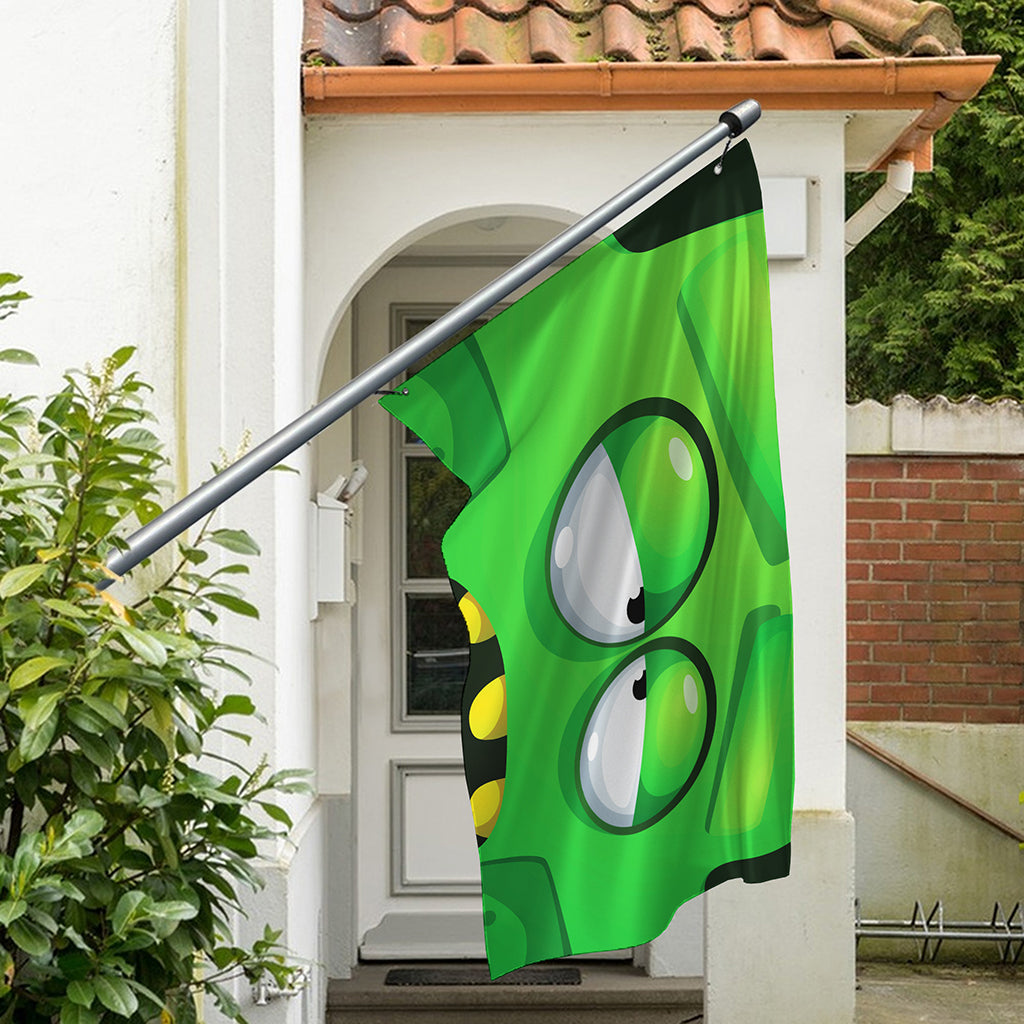 Halloween Frankenstein Face Print Polyester Flag