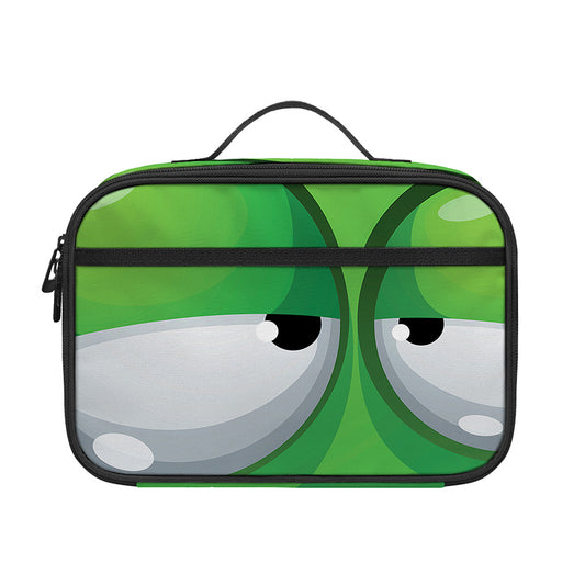 Halloween Frankenstein Face Print Portable Lunch Bag