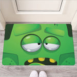 Halloween Frankenstein Face Print Rubber Doormat