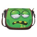 Halloween Frankenstein Face Print Saddle Bag