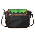 Halloween Frankenstein Face Print Saddle Bag