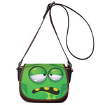 Halloween Frankenstein Face Print Saddle Bag