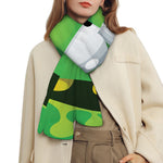 Halloween Frankenstein Face Print Scarf