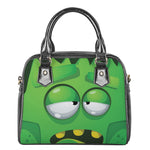 Halloween Frankenstein Face Print Shoulder Handbag
