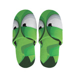 Halloween Frankenstein Face Print Slippers