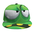 Halloween Frankenstein Face Print Snapback Cap