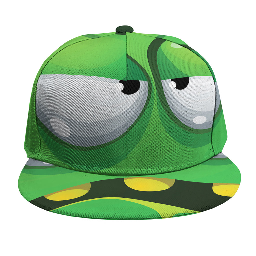 Halloween Frankenstein Face Print Snapback Cap