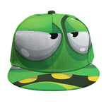 Halloween Frankenstein Face Print Snapback Cap