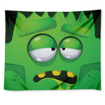 Halloween Frankenstein Face Print Tapestry