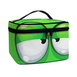 Halloween Frankenstein Face Print Travel Makeup Bag