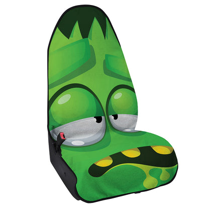 Halloween Frankenstein Face Print Waterproof Car Seat Cover