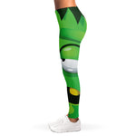 Halloween Frankenstein Face Print Women's Leggings