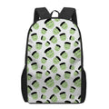 Halloween Frankenstein Pattern Print 17 Inch Backpack
