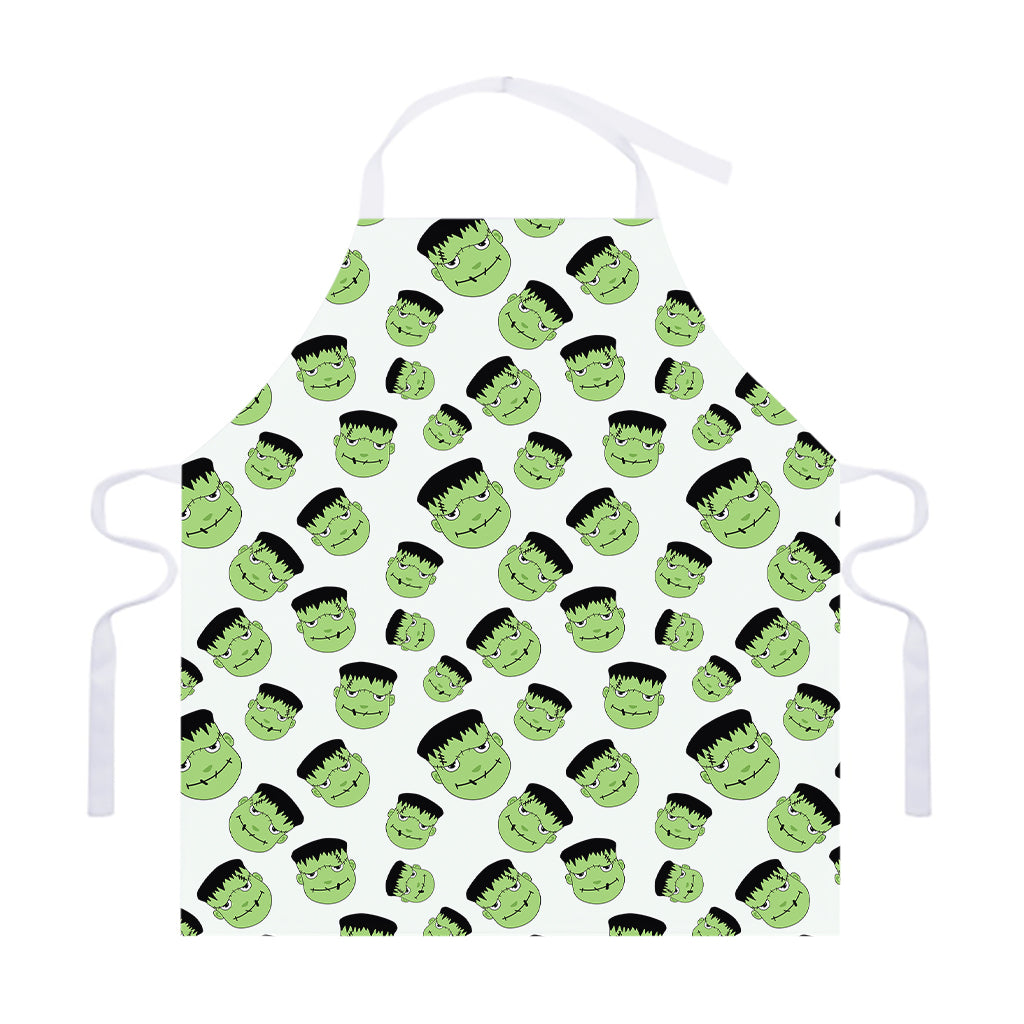 Halloween Frankenstein Pattern Print Adjustable Apron