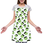 Halloween Frankenstein Pattern Print Adjustable Apron