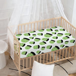 Halloween Frankenstein Pattern Print Baby Crib Sheet