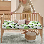 Halloween Frankenstein Pattern Print Baby Crib Sheet
