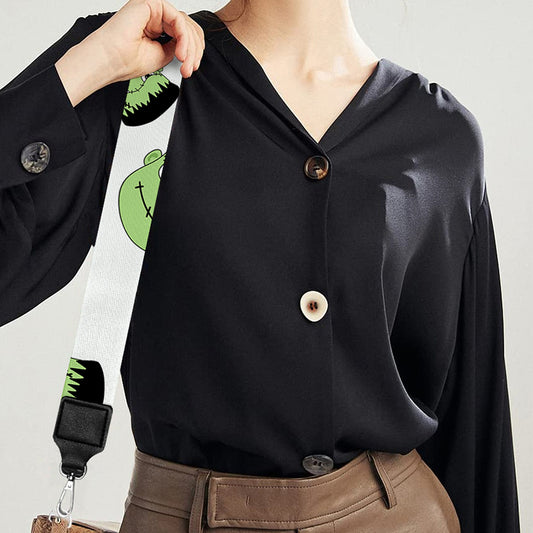 Halloween Frankenstein Pattern Print Bag Strap
