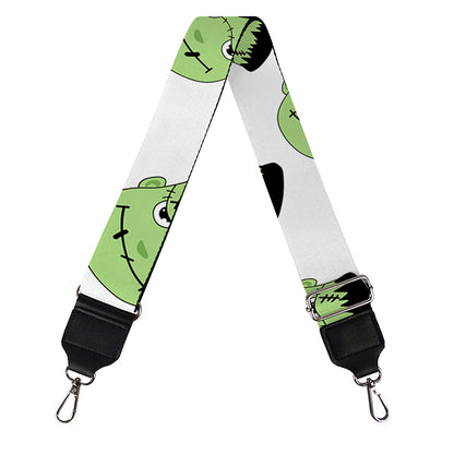 Halloween Frankenstein Pattern Print Bag Strap