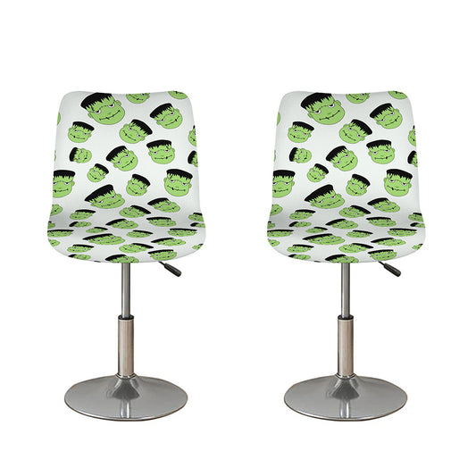 Halloween Frankenstein Pattern Print Bar Stool Covers