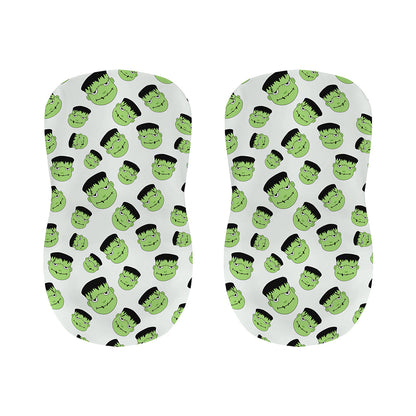 Halloween Frankenstein Pattern Print Bar Stool Covers