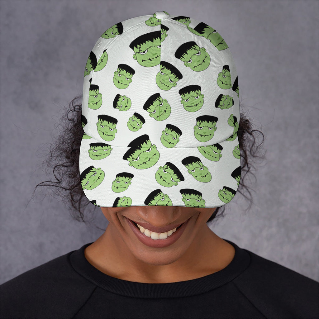 Halloween Frankenstein Pattern Print Baseball Cap