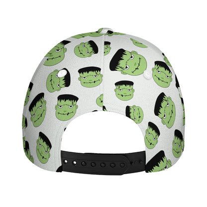 Halloween Frankenstein Pattern Print Baseball Cap